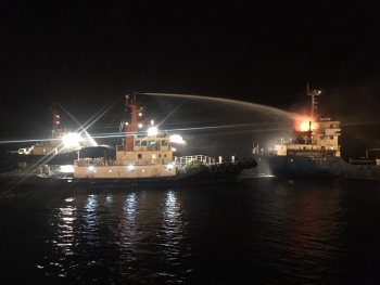 General cargo vessel VTB 36 fire, Vung Tau