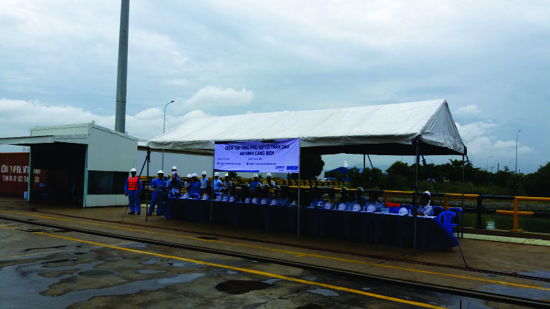Oil spill response training